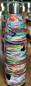 Abstract design bottle